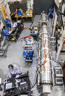 FORTIS payload sequence testing during integration at Wallops.